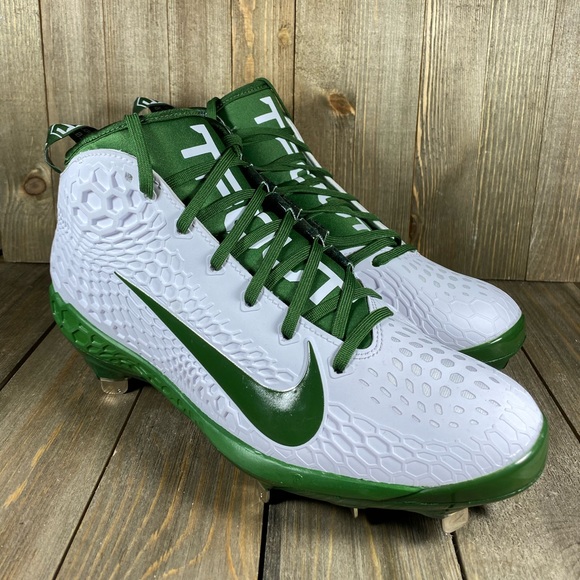 green baseball cleats